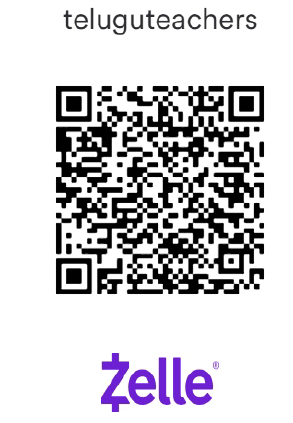 Zelle QR code for support@teluguteachers.org